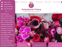 Tablet Screenshot of hochzeitsportal-freiburg.de